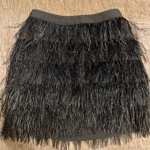 Vince camuto tiered feather skirt